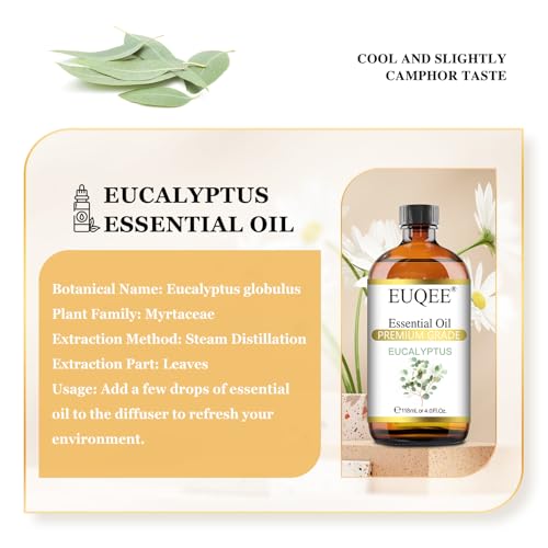 EUQEE Aceite Aromático Fresh Linen y Eucalipto 100ml y 118ml miniatura 3