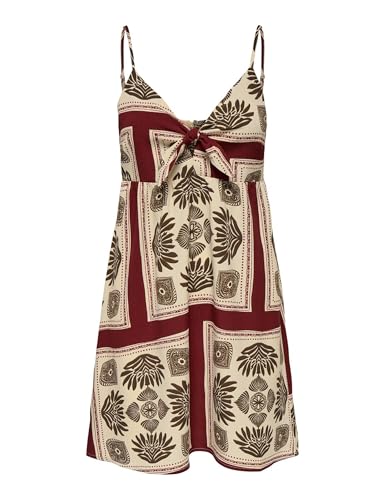 Robe AOP Jules Onlnova Life Rouge Equestrian en S pour femme