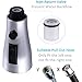 Pull Down Kitchen Faucet Head Replacement, 3-Function Kitchen Faucet Head Sink Spray Nozzle, G 1/2