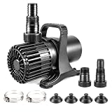 WaterRebirth 350W 7000 GPH Pond Pump, Ultra Quiet Heavy Duty Submersible Water Pump for Koi Ponds, Fountains, Aquariums & Waterfalls, 20.3 ft Power Cord, UL Listed