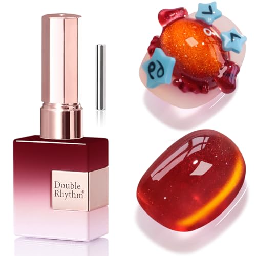 Double Rhythm 14.2 g �L���b�g�A�C �W�F�� �|���b�V�� �}�O�l�b�g�t�� 15ML �z���O���t�B�b�N �O���b�^�[ �V�}�[ �������[���[ �J���[ �}�O�l�e�B�b�N �l�C�� �|���b�V�� �T���� DIY ����� (Sunny Blood Red-