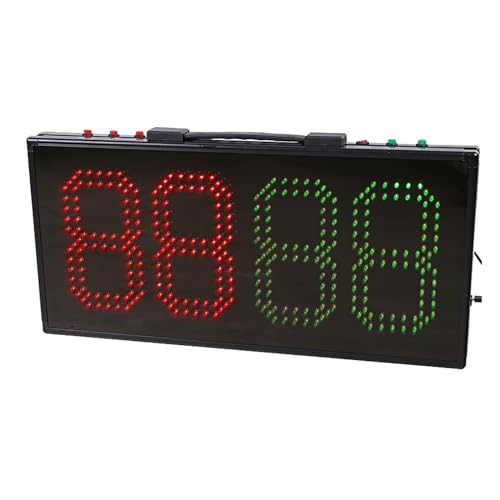 Tablero electrónico portátil de sustitución para fútbol, tablero de reemplazo LED de un solo lado para árbitros, equipo para cambios de jugadores miniatura 1