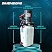 KTI Hydraulics KTI-12VDA6Q Compact 12 VDC Hydraulic Power Unit with Single Double Acting and 6 Quart Capacity for Smooth Operation