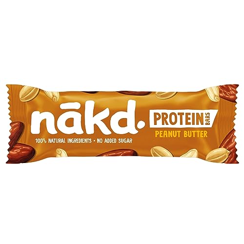 Nakd Peanut Butter Protein Bar - Vegan - Gluten Free - Healthy Snack, 45g (Pack of 16 bars) - Image 3