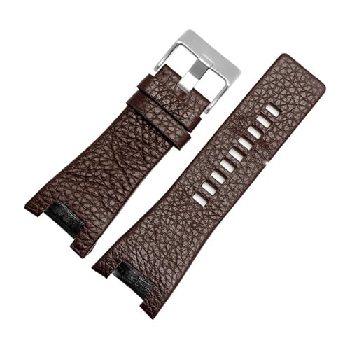Bracelet Diesel DZ4246 de rechange en cuir marron 32 mm pour réparer votre montre homme