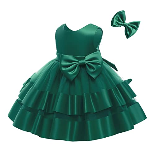 3M-6T Baby Girl Ruffle Lace Backless Pageant Dress Toddler Tutu Gown Flower Tulle Party Dresses2