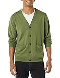 cardigan verde hombre Cómodo y versátil, este suéter es perfecto solo o como capa debajo de un blazer o chaqueta