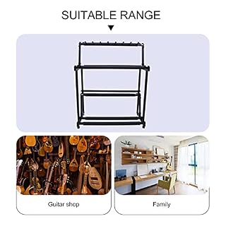 NUOBESTY Double Couches Guitare Ukulélé Stand Multiples Instrument Scène Studio Display Rack Porteurs De Stockage - Les Beatles, Paul McCartney, John Lennon, RIngo Starr, George Harrison NUOBESTY Double Couches Guitare Ukulélé Stand Multiples Instrument Scène Studio Display Rack Porteurs De Stockage – Image 6