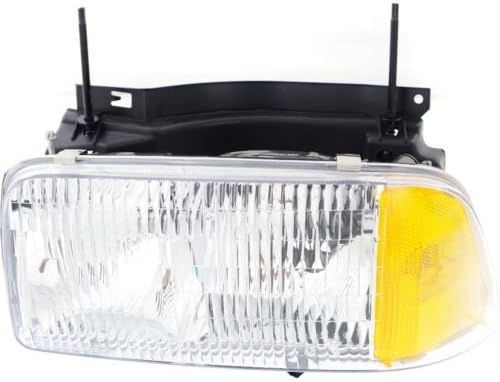Headlight Headlamp Assembly Composite Clear Lens with Corner Light Driver Left Side For GMC Jimmy 1995 1996 1997 - GM2502133
