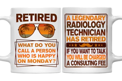Retired Radiology Technician Mug, Legendary Radiology Technician Gift
