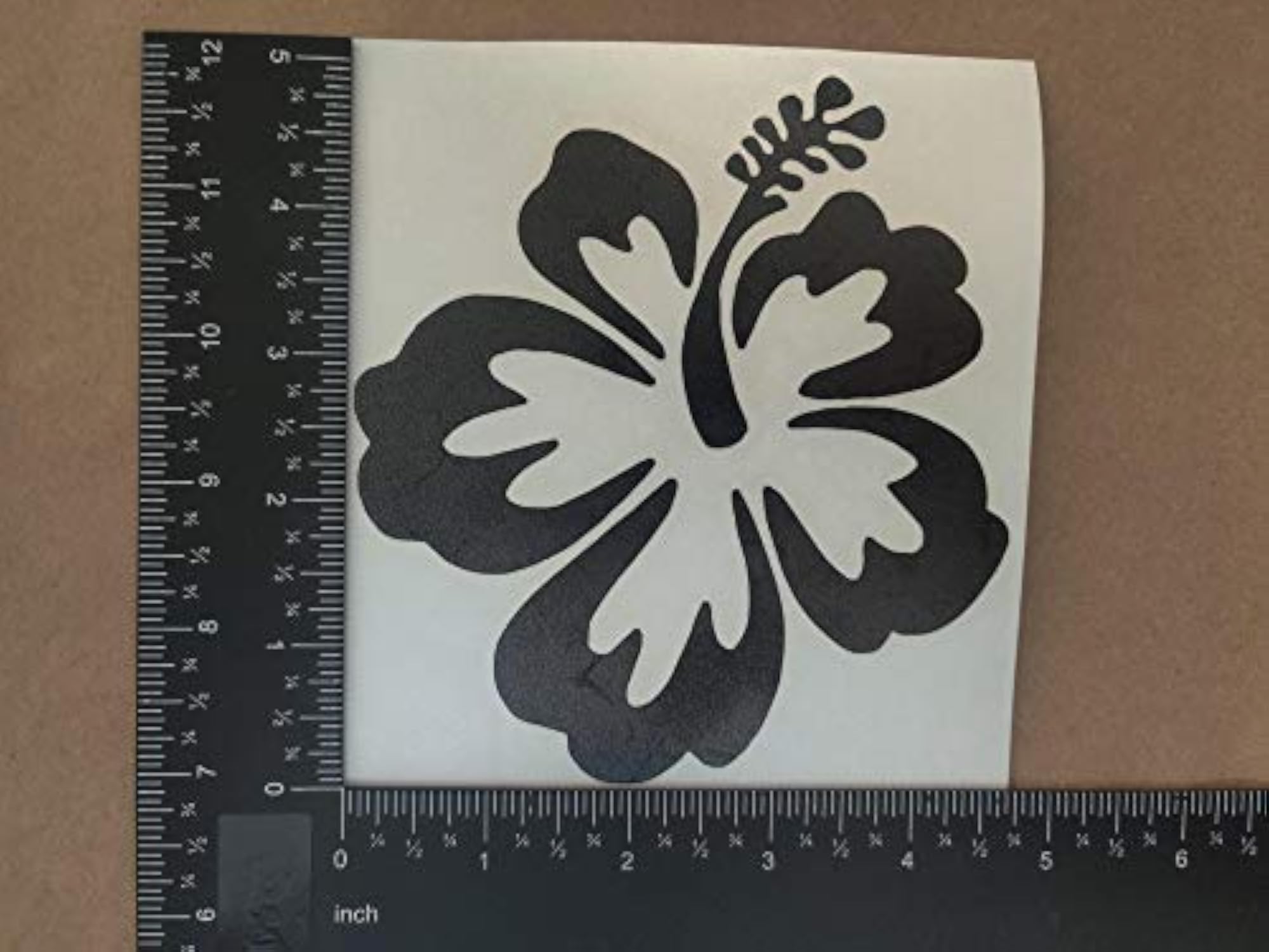 Hibiscus Decal 4 Pack, Hawaiian Hibiscus Flower Decals