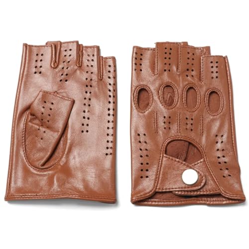 Mitaines de vélo en cuir de chèvre sans doublure anti-friction - 2