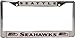 NFL Seattle Seahawks Chrome Licensed Plate Frame