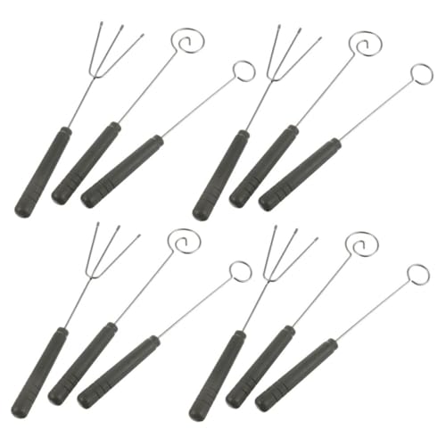 Ciieeo 4ensembles Fourchettes à Fondue Et Au Chocolat Acier Inoxydable Ustensiles De Trempage pour Fromage Et Confiture Outils De Service pour Fondue