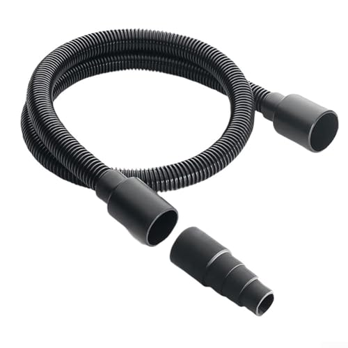 Eawfgtuw Saug-Set mit 1 m flexiblem Vakuumschlauch und Adapter für Elektrowerkzeuge, effiziente Werkstattstaubabsaugung kompatibel mit, einfache Manövrierbarkeit für enge