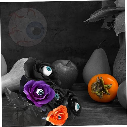 Decoración del Hogar con Ramos de Flores Artificiales de Halloween de Seda 5