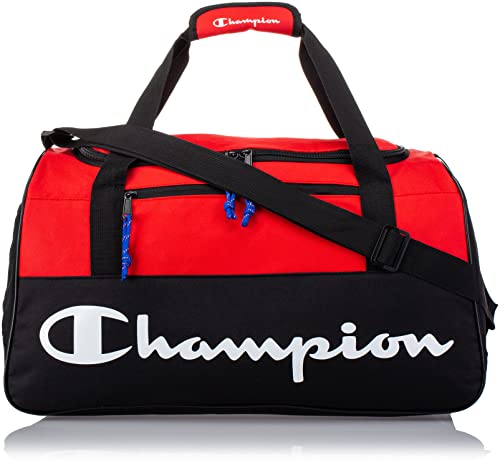Champion Unisex Adult Velocity Duffel Bag, Red, One Size US by Champion - Used condition - US$25.56