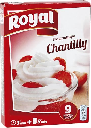 Royal Crema Chantilly, Preparado en Polvo 9 Raciones, Pack 72 g (Paquete de 6)