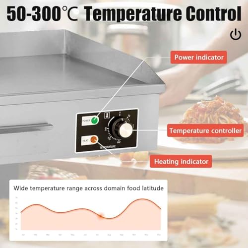 Plaque de cuisson électrique double pour préparer de grandes quantités de nourriture