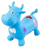  Kleinkind Spielzeug Hopser Huepfpferd Kuh Gummi Luftpumpe Pferdchen-3 J
