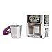 Cafe Flow Stainless Steel Reusable Metal Coffee Pod Refillable Filter Cup - Compatible with Keurig 1.0, 2.0, K-Express, K-Mini, K-Duo & Select Single Serve K Cup Coffee Makers(See Compatibility Chart)