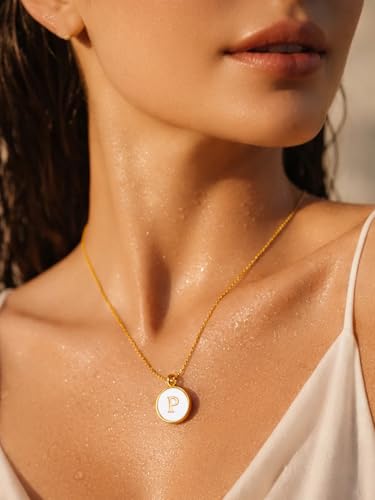 Image of Rubans Demi Fine Stainless Steel Alphabet Pendant CZ Gift for Women & Girls