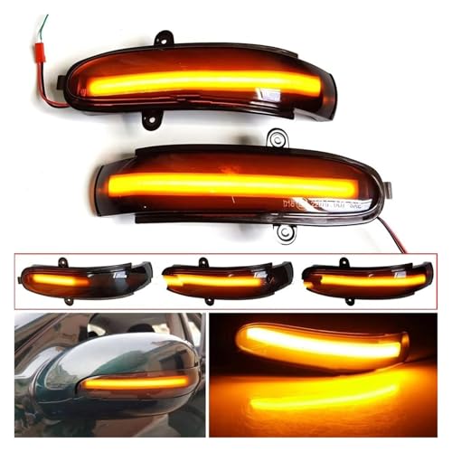 Intermitentes LED dinámicos para espejo de Benz Clase C W203 6