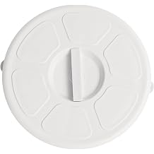 Hoffen Boat Hatch, 8" Round Deck Plate Non Slip Inspection Hatch w/Detachable Cover No Screws Installation for Marine Boat Yacht RV Trailer