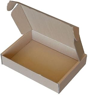 12" x 9" x 2.5" 305mm x 229mm x 64mm Brown Die Cut Folding Lid Postal Cardboard Boxes Small Mailing Shipping Cartons Qty 50