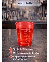 320 Stück Shotbecher bunt 3 cl mit Skala – Ansicht 5