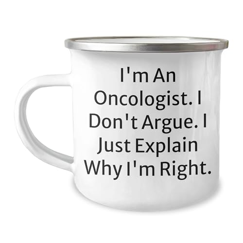 Oncologist Gifts: Funny Stainless Steel Camping Mug for Christmas -