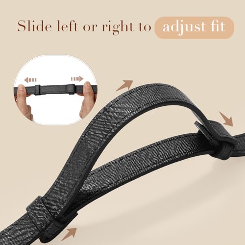 IAKING Women Skinny Leather Belt with Turn-lock Buckle Adjustable Belt for Women Womens Belts for Jeans Pants Dresses yinhei 105cm3