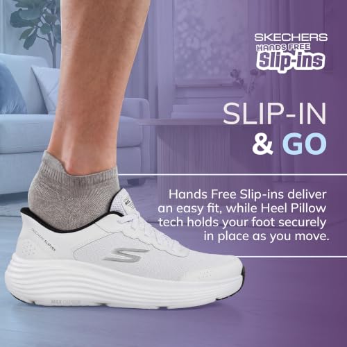 Skechers Men's Hands Free Slip-ins Max Cushioning Endeavour - Cardova Sneaker, White/Black, 7.5 by Skechers - Used condition - Image 3