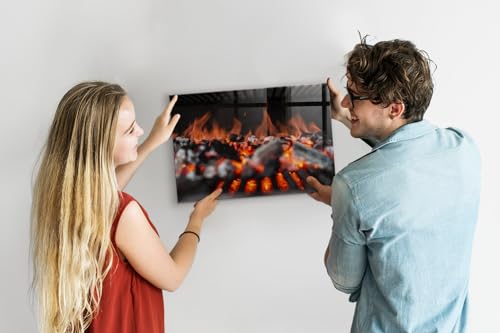 Tableau magnetique en verre effacable a sec pour bureau, tableau blanc grille 60x40cm - 4