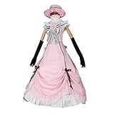 CIYASHEH Anime Ciel Phantomhive Robin Cosplay Costume Dress, Halloween Carnival Party Uniform for Women