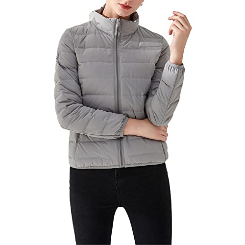 Manteaux de duvet amincissants pour femmes veste zippée chaude contre le froid hivernal