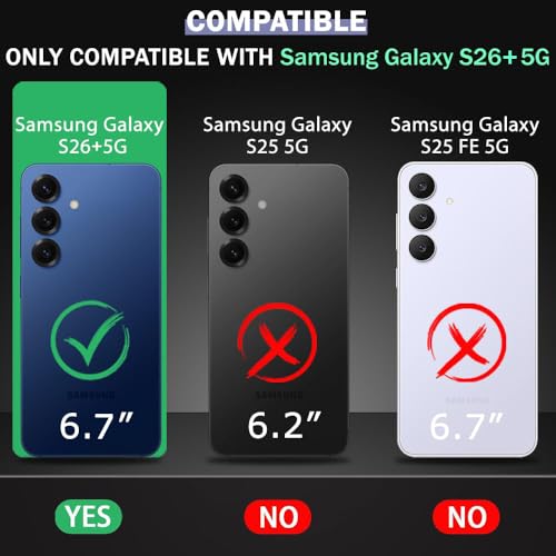 Image of Back Cover Compatible with Samsung Galaxy S26 Plus 5G | Full Camera Protection | Premium Liquid Silicon Case | Flexible Bumper Case for Samsung Galaxy S26 Plus 5G (Blue)