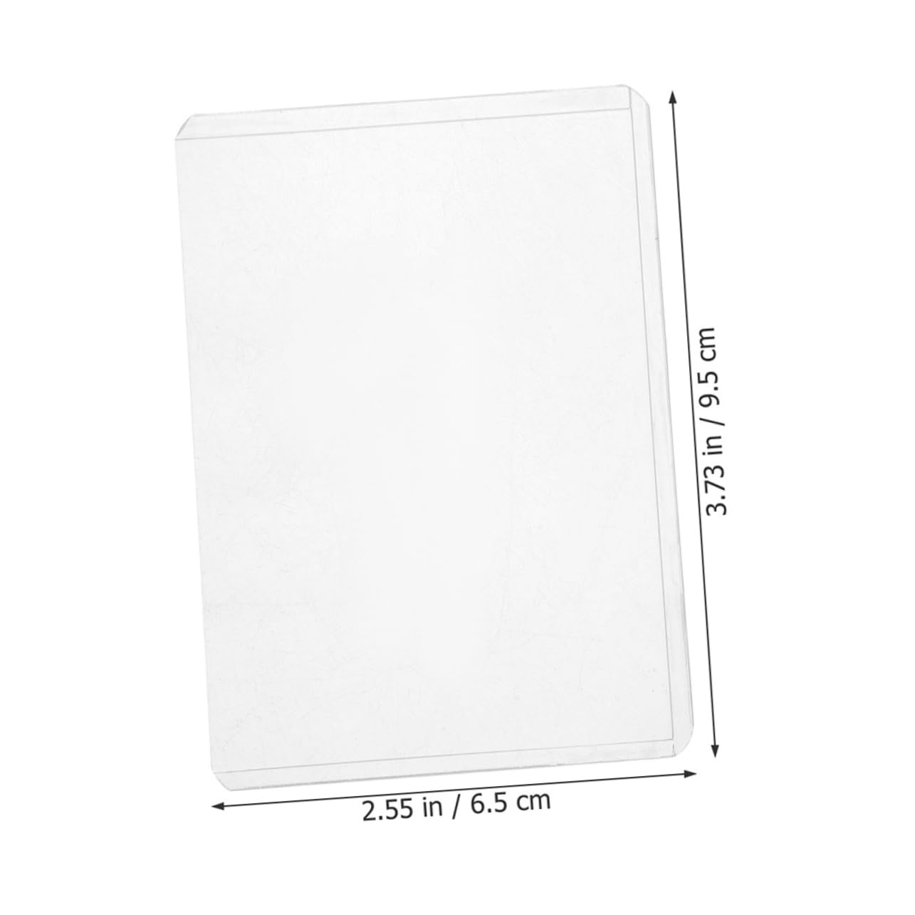 Operitacx 4 Sätze Transparente Fotokarten Schutzhüllen Doppelseitige Kartenhüllen Für Sammelkarten Fotos Und Postkarten Leicht Und Tragbar 30 Stück * 4