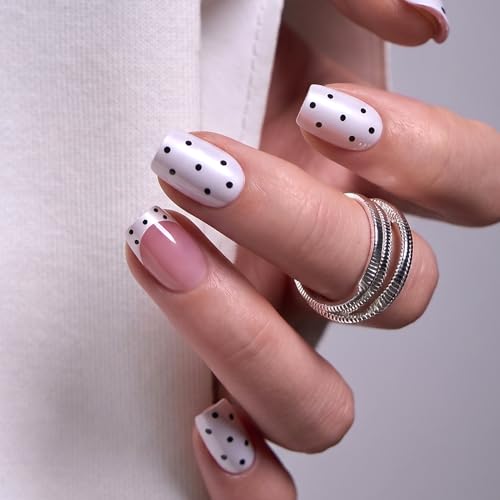 CurvLife Short Square Press On Nails, Butter Glow Yellow, Soft Gel
