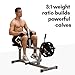 Powerline by Body-Solid (PSC43X) Seated Calf Raise Machine for Home Gym - Adjustable, Angled Foot Platform for Calf Muscle Strength