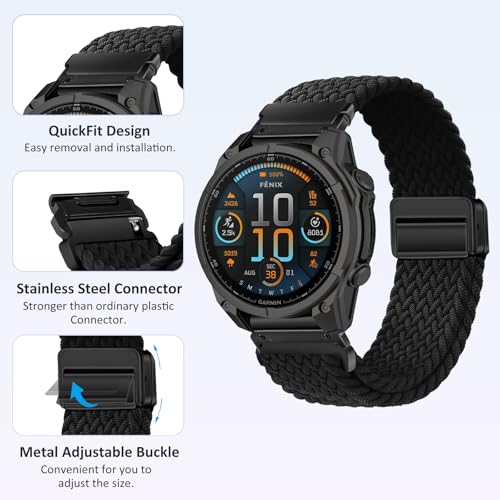 Correa Quickfit Trenzada 26mm Compatible Garmin miniatura 2