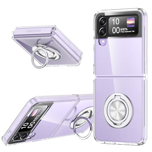 Coque transparente conçue pour Galaxy Z Flip 4 idéale pour visionner vos vidéos