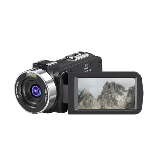 #VerdientProvisionen<br>Videokamera 4K 80MP Camcorder Webcam Kamera fur Vlogging