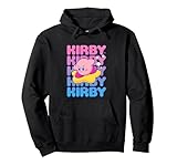 Kirby Nintendo Big Bubble Text Stack Pullover Hoodie
