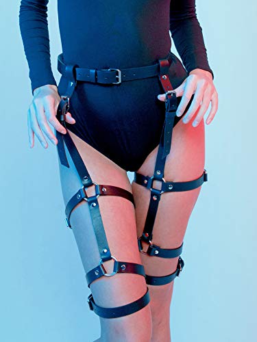 image for HOMELEX Leg Harness Caged Thigh Holster Garters Harajuku Waist Gothic 