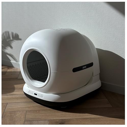 Automatische Kattenbak - Zelfreinigende Kattenbak - Inclusief App - Met kattenbakmat en 3 rollen opvangzakjes - 82L XXL- Zedar K1200 - Afbeelding 4