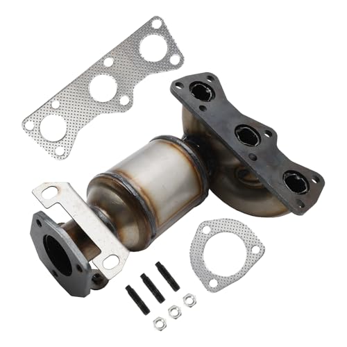 VIPIH Katalysator Typgenehmigt 03D131701D für VW POLO 9N 1.2 2004-2009, SEAT IBIZA, SKODA FABIA - Edelstahl, Direkter Ersatz