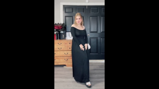 fitted lace wedding dress Amoretu Ladies Casua Long Sleeve Dresses Off Shoulder Maxi Dress Casual  Outfits Brown S at Amazon Women's Clothing store