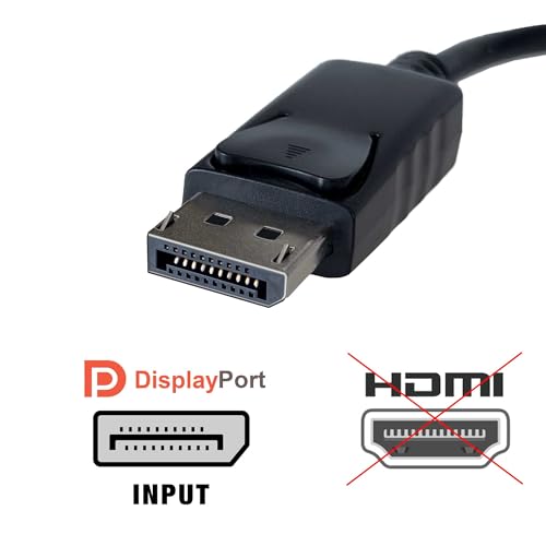 uptab DisplayPort to Dual HDMI Adapter 4K 60Hz Multi Monitor Splitter, Converter Dual Monitors Extended Display SST MST Hub, Display Port Extend 1 in 2 HDMI Out, DP to 2X HDMI 2.0
