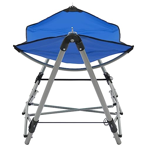 Genérico Hamaca con Soporte Plegable Azul,Casa y jardín,Jardín,Artículos de Exterior,Hamacas,Azul,44363